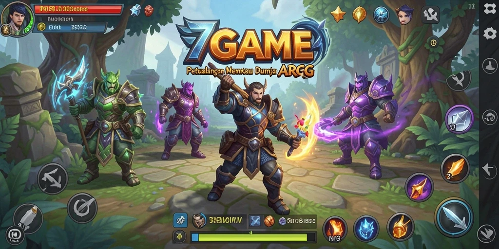 Tampilan gameplay <strong>7GAME</strong> yang penuh aksi dan strategi ARPG.