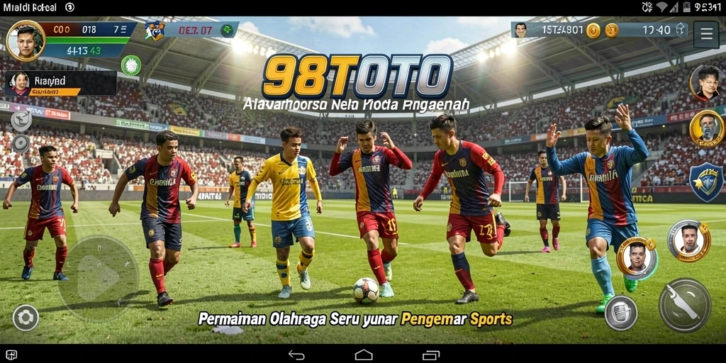 Tampilan screenshot dari gameplay mendebarkan 98TOTO.