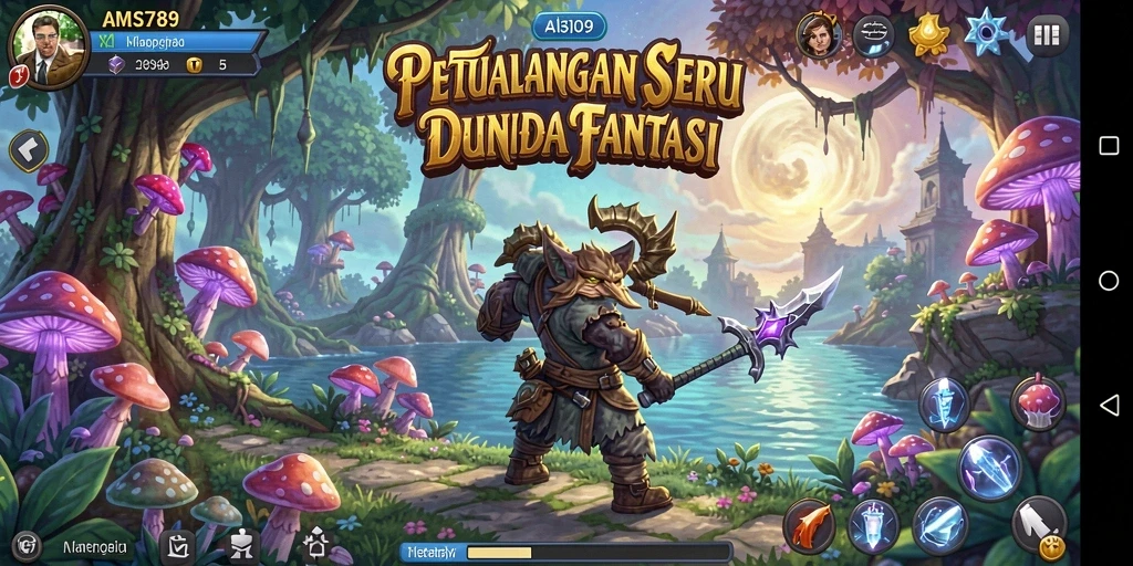 Screenshot gameplay AMS789 menampilkan karakter dalam petualangan seru.