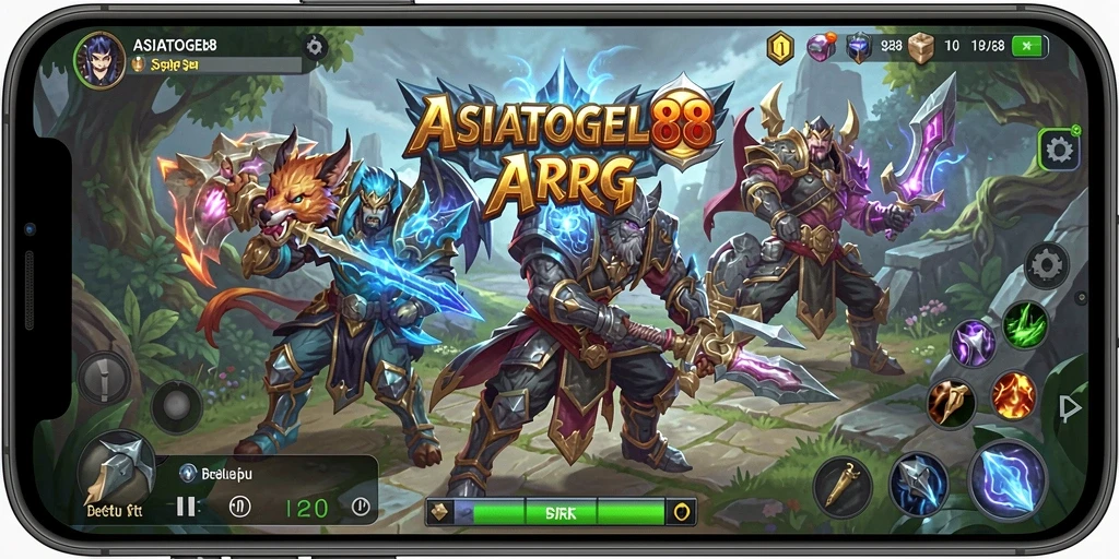 Tampilan gameplay ASIATOGEL88 yang mendebarkan di dunia fantasi.