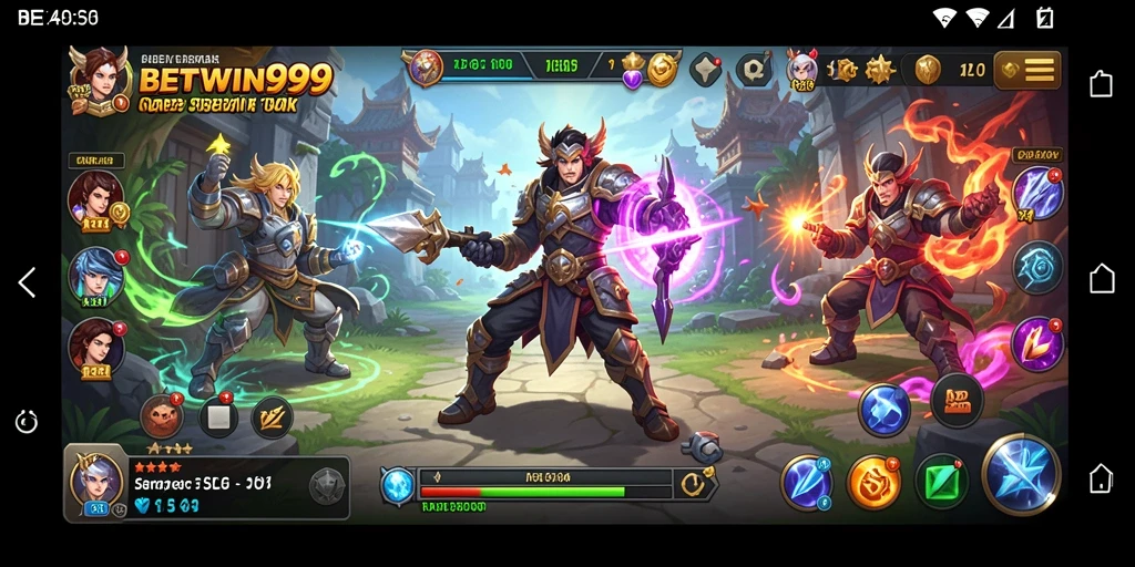 Tampilan gameplay BETWIN999 yang menegangkan dan penuh strategi.