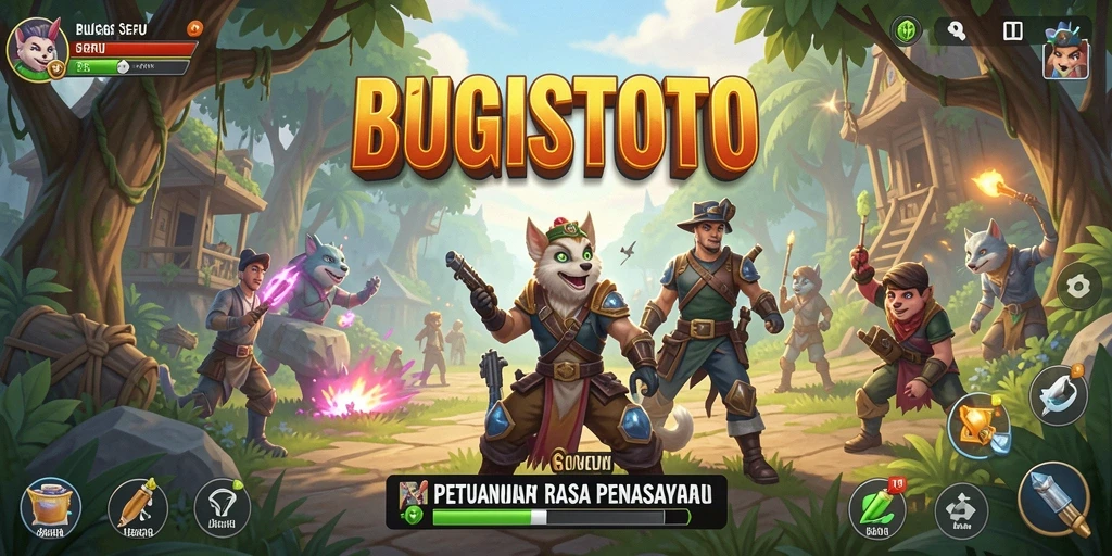 Gameplay BUGISTOTO yang mendebarkan dan penuh tantangan.