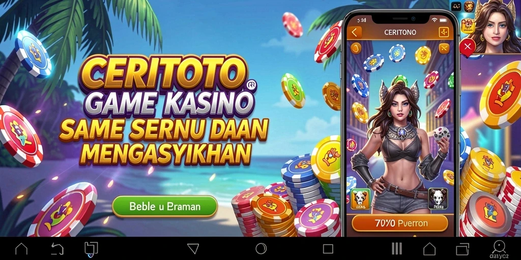 Tampilan gameplay CERITOTO yang menawan dan seru.