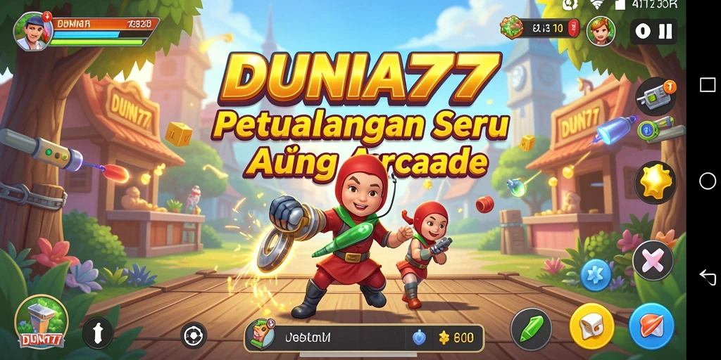 Gameplay DUNIA77 yang seru dan menantang di setiap level.