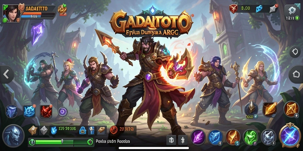 Tampilan gameplay GADAITOTO yang seru dan interaktif dalam dunia ARPG.