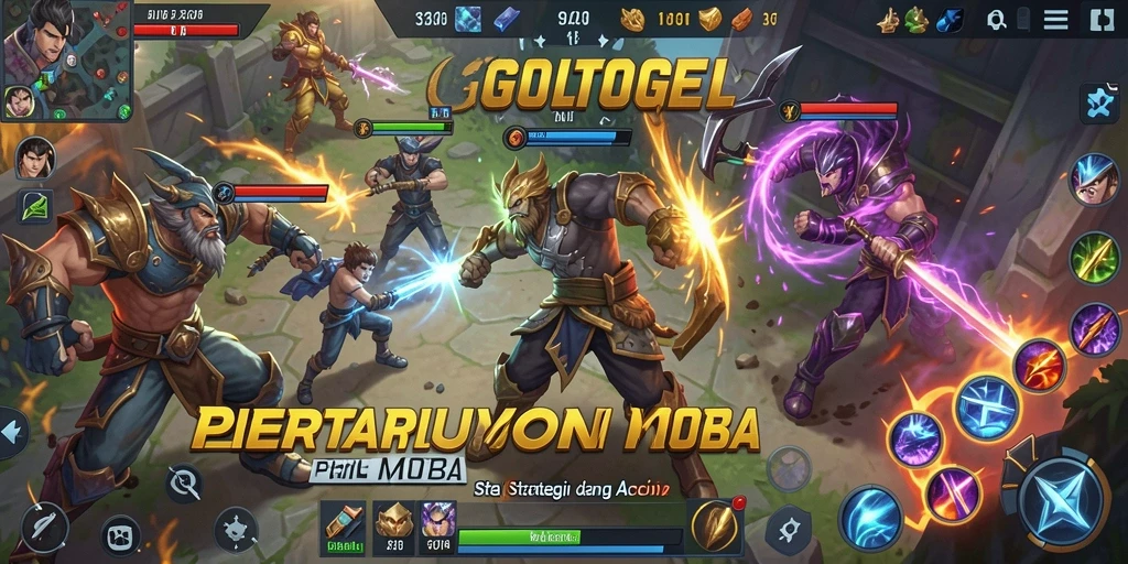 Tampilan gameplay seru di GOLTOGEL dengan aksi pertarungan yang intens.