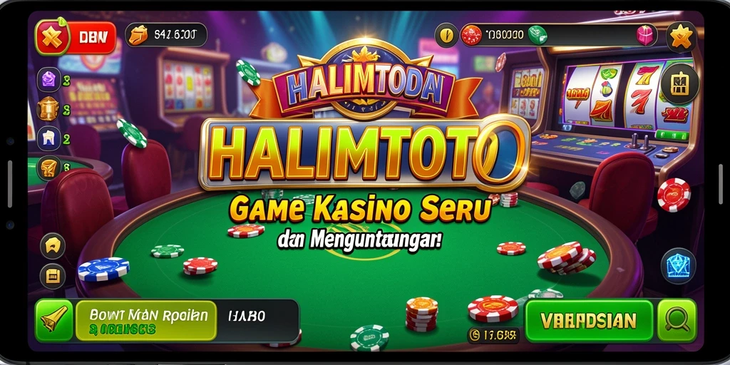 Screenshot permainan HALIMTOTO dengan grafik menawan dan gameplay yang mendebarkan.