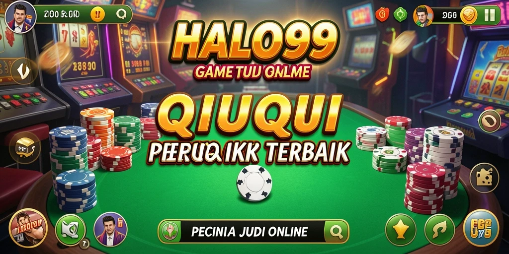 Tampilan gameplay QiuQiu yang seru dan menarik di HALO99.