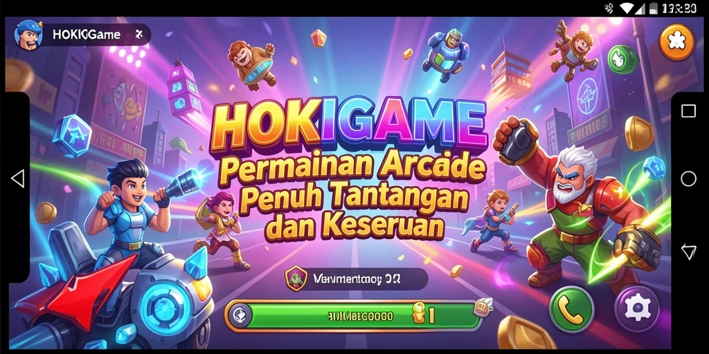 Tampilan menarik dan gameplay mendebarkan HOKIGAME di layar.