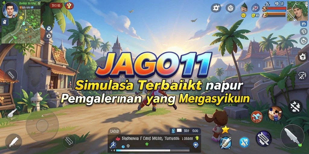 Tampilan gameplay JAGO11 menunjukkan simulasi realistis yang menarik.