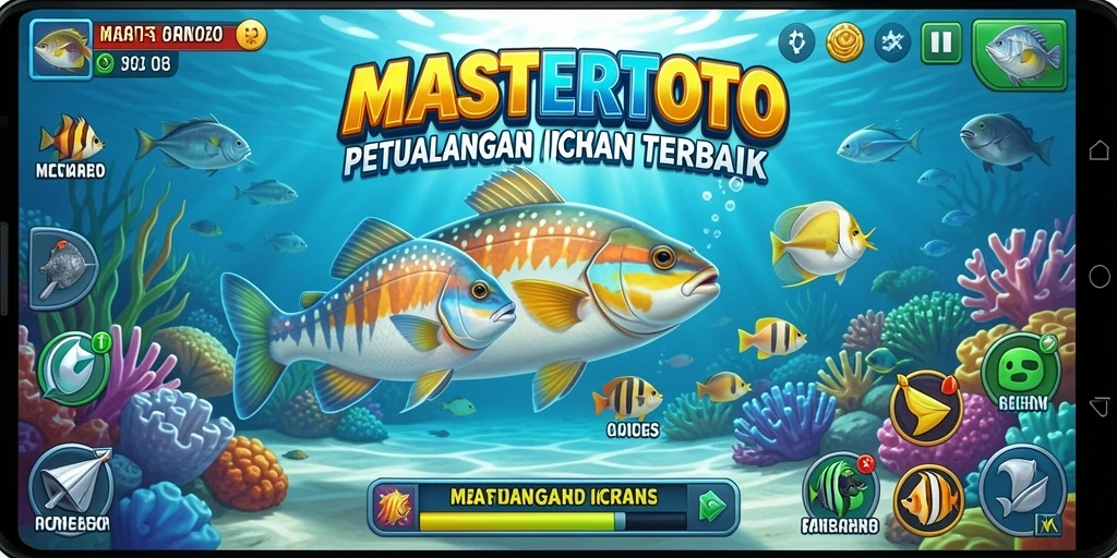 Tangkapan ikan mempesona dalam gameplay MASTERTOTO.