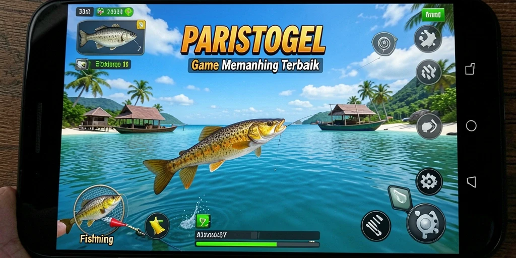 Tangkapan ikan yang memukau di PARISTOGEL, menikmati setiap detik permainan.