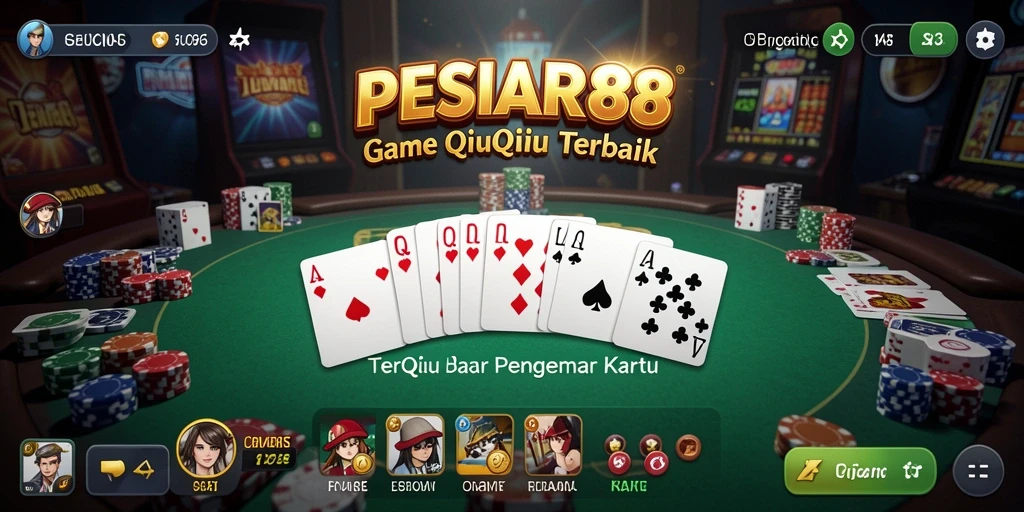 Tampilan gameplay QiuQiu di PESIAR88 yang seru dan kompetitif.