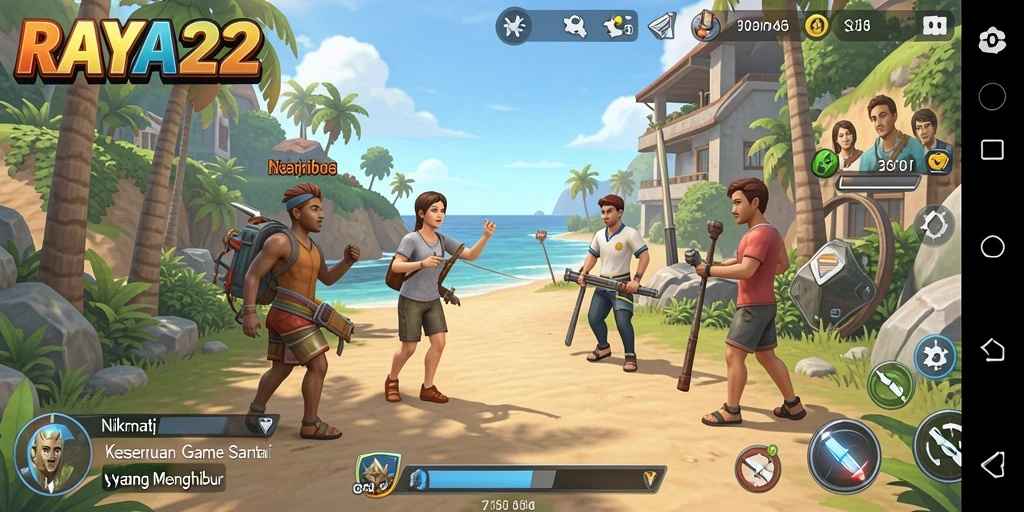 Screenshot gameplay RAYA22 yang menampilkan keseruan permainan Casual.