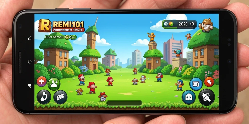Tampilan gameplay <strong>REMI101</strong> dengan teka-teki yang menantang.