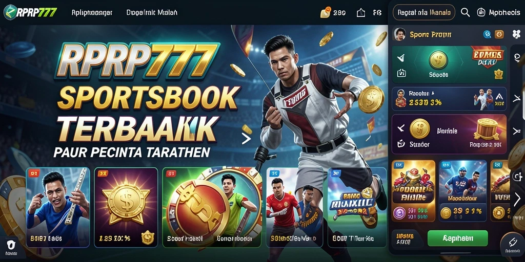 Tampilan gameplay RPRP777 dengan berbagai pilihan taruhan Sportsbook.