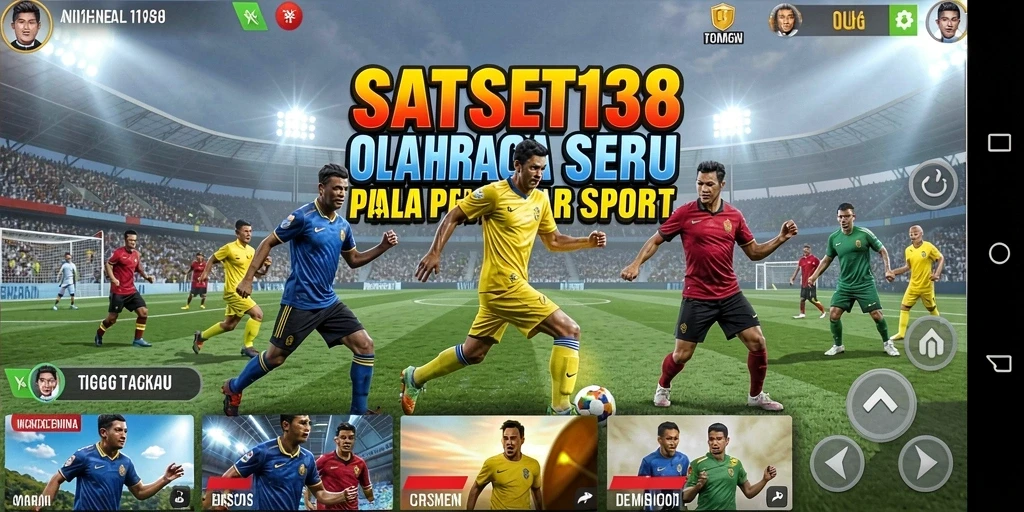 Tampilan dinamis dari gameplay SATSET138 dalam aksi.