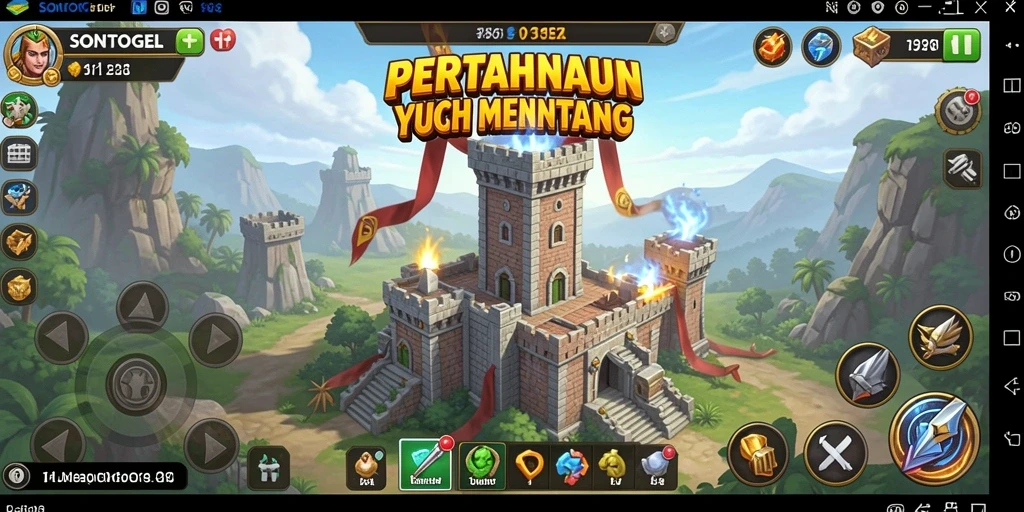 Tampilan gameplay seru dan menantang di SONTOGEL.