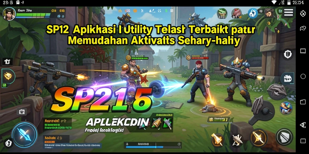 Tampilan aplikasi SP212 yang user-friendly dan fungsional.