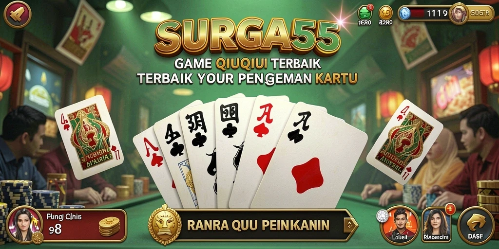 Gameplay QiuQiu yang mendebarkan di SURGA55.