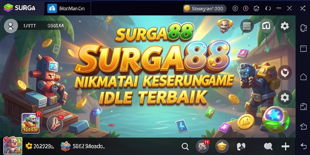 Tampilan gameplay SURGA88 dengan interaksi Idle yang menarik.